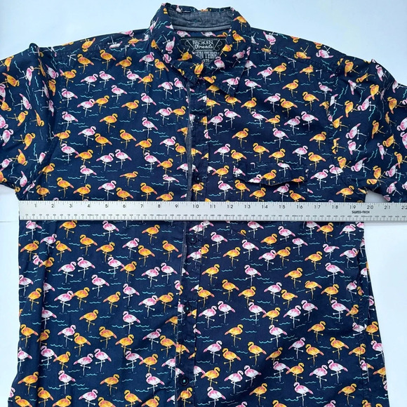 Bundle of 3 Casual Tops Merrell & Broken Threads Short Sleeve & Prana Pullover L - Picture 7 of 12